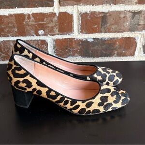 Kate Spade Serene Calf Hair Leopard Heels Size 6.5